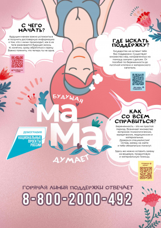 ДЕМОГРАФИЯ. Будущая мама думает.