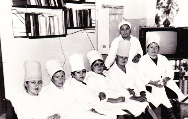 Медработники хирургического отделения. 1969 год